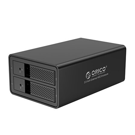 ORICO RAID Özellikli Dual Bay 2.5” 3.5” inch SATA SSD Hard Disk Kutusu 32TB Destekli