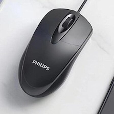 Philips SPK7234 Kablolu Optik Mouse 1000Dpı (1.5mt Kablo Uzunluğu)