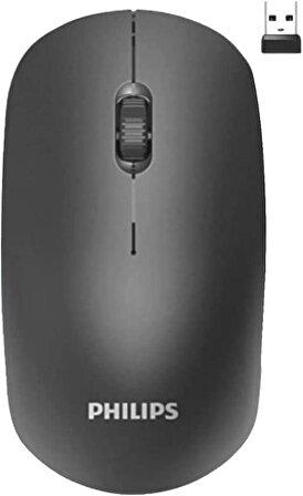 Philips SPK7221BS M221 Sessiz Kablosuz Mouse 2.4Ghz 1600 Dpi Siyah