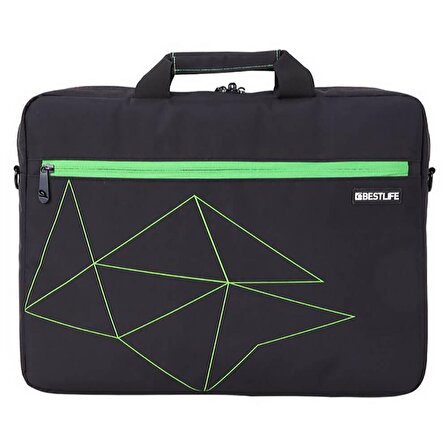 Bestlife Notebook Laptop Çantası - Yeşil / siyah 15.6 İnç
