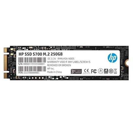 HP S700 M2 250 GB M.2 510 MB/s 560 MB/s SSD 