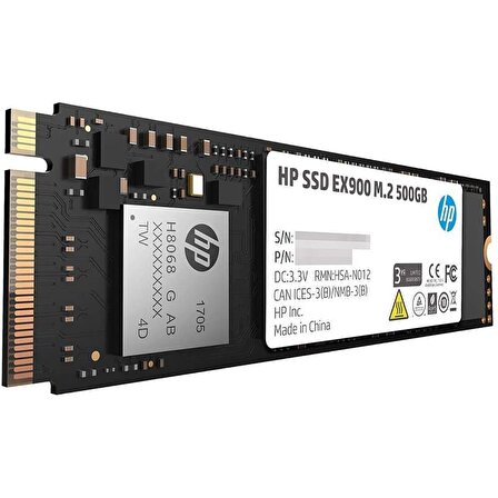 HP EX900 M2 500 GB M.2 1500 MB/s 2100 MB/s SSD 