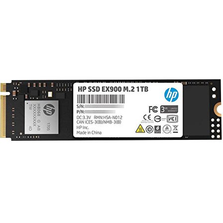 HP 1TB EX900 5XM46AA 2100- 1815MB/s M2 PCIe NVMe Gen3 Disk