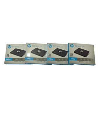 HP S650 SSD 2,5" 240 GB 450/560MB 4'LÜ PAKET (Model:345M8AA)