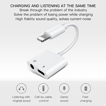 Joyroom İphone Kulaklık Çevirici Lightning to 3.5mm Aux Dönüştürücü