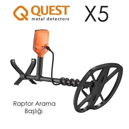 Quest X5 Dedektör - 28cm Başlıklı