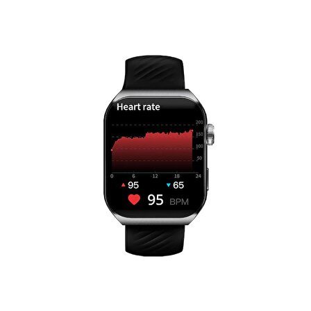 Smart Watches GS2 (Konuşma ve Türkçe Destekli) Siyah Akıllı Saat