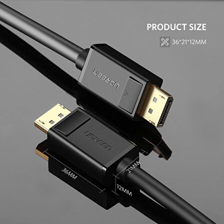 Ugreen 4K 60Hz Displayport to Displayport Kablo 1 Metre 