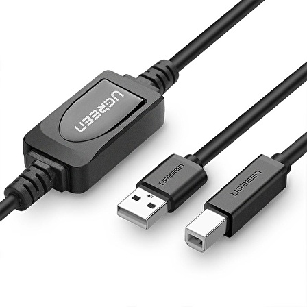 Ugreen USB To USB-B Tarayıcı Yazıcı Kablosu 10 Metre