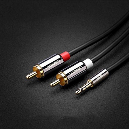 Ugreen RCA 3.5mm Aux Ses Kablosu 1 Metre