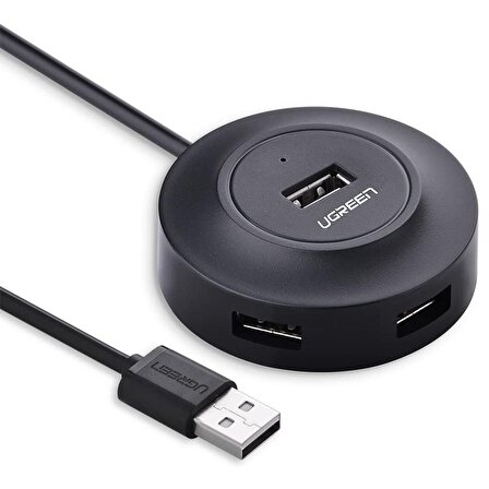 Ugreen USB 2.0 4 Portlu Hub Çoklayıcı Siyah
