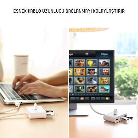 Ugreen USB 3.0 4 Portlu Hub Çoklayıcı 1 Metre