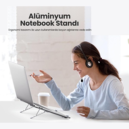 Ugreen 8-17,3 inç Katlanabilir Alüminyum Notebook Standı