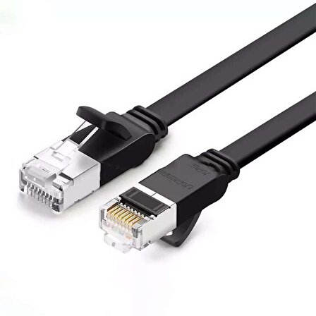 Ugreen Cat6 Flat Pure Copper Metal Konnektör UTP Ethernet Kablosu 1 Metre