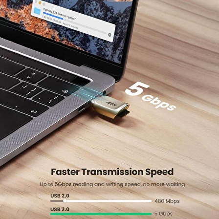 Ugreen Premium Type-C to TF Micro SD Kart Okuyucu