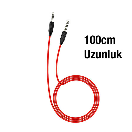 HOCO UPA11 3.5mm AUX to AUX Ses Aktarım Kablosu 1mt