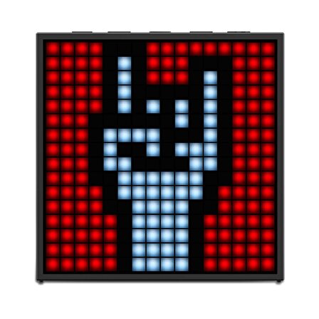 Divoom Timebox Evo Pixel Art Smart Siyah Bluetooth Hoparlör