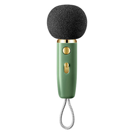 Divoom DitooMic Piksel Ekranlı Karaoke Mikrofonlu Yeşil Bluetooth Hoparlör