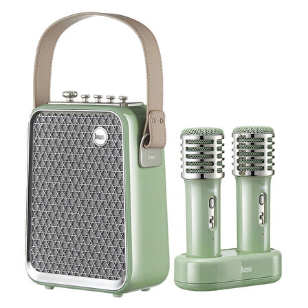 Divoom SongBird-HQ Yeşil Çift Mikrofonlu Bluetooth Hoparlör