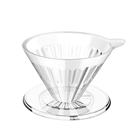 Timemore Plastik V60 Dripper Crystal Eye 01 (2 Fincan)