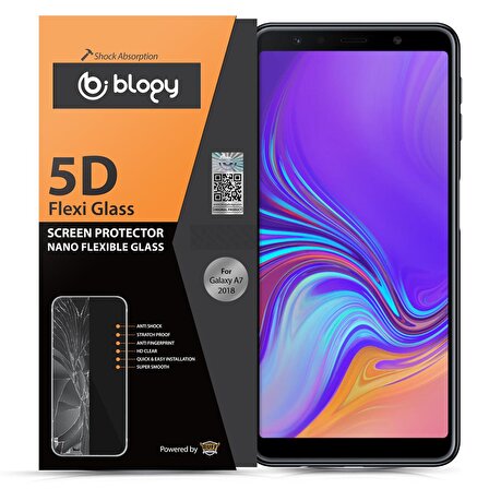 Buff Blogy Galaxy A7 2018 Flexi 5D Ekran Koruyucu