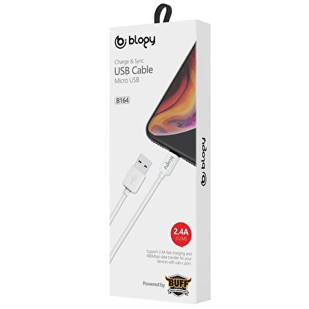 Buff Blogy Micro 2.4A USB Kablo