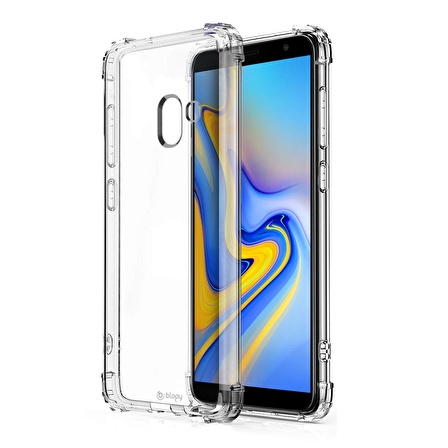 Blogy Galaxy J6 Crystal Fit Kılıf Crystal Clear