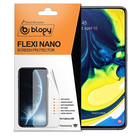 Buff Blogy Galaxy A80 Flexi Nano Ekran Koruyucu