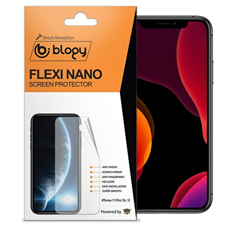 Buff Blogy iPhone 11 Pro/Xs/X Flexi Nano Ekran Koruyucu