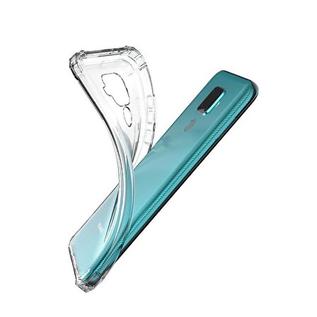 Blogy Huawei Mate 30 Lite ile Uyumlu Crystal Fit Kılıf Crystal Clear