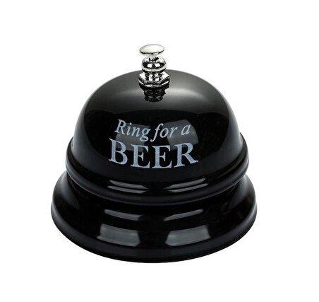 CajuArt Ring For Beer Yazılı Masa Zil Resepsiyon Bar Bira Dekor