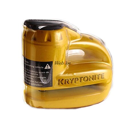 Kryptonite Keeper 5-S2 Disk Kilidi Sarı