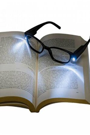Led Kitap Gözlüğü Okuma Lambası Işıklı Camsız Panel Şeklinde