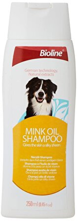 Bioline Köpekler İçin Vizon Yağlı Şampuan 250 Ml