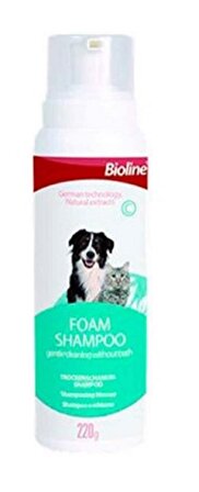 Bioline Kedi Ve Köpek Köpük Şampuanı 220gr