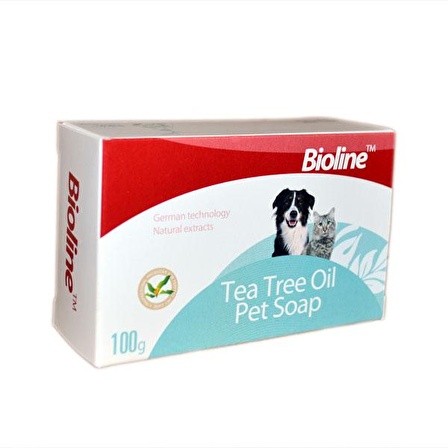 Bioline Kedi Ve Köpek için Çay Ağacı Yağlı Bakım Sabunu 100 Gr.