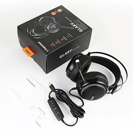 Tronsmart Glary Mikrofonlu Stereo RGB Gürültü Önleyicili Oyuncu Kulak Üstü Kablolu Kulaklık