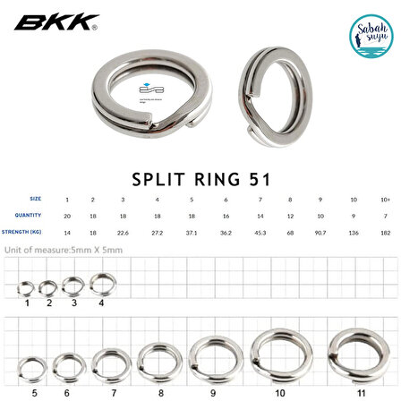 BKK Split Ring 51 #3 23kg (18 Ad)