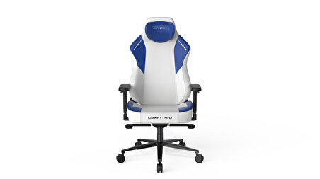 DXRacer Craft Pro Beyaz Mavi Ofis ve Oyuncu Koltuğu