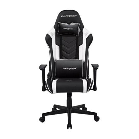 DXRacer Prince Serisi L Siyah Beyaz Oyuncu Koltuğu