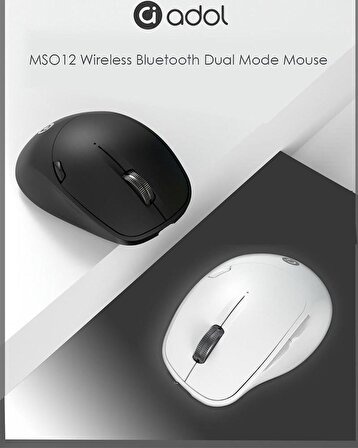 Asus Adol MS012 2,4GH Wireless Bluetooth Kablosuz Mouse Beyaz