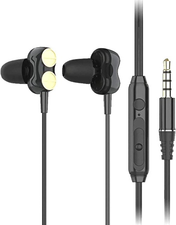 Lenovo H102 Wired Earphones Kulaklık siyah