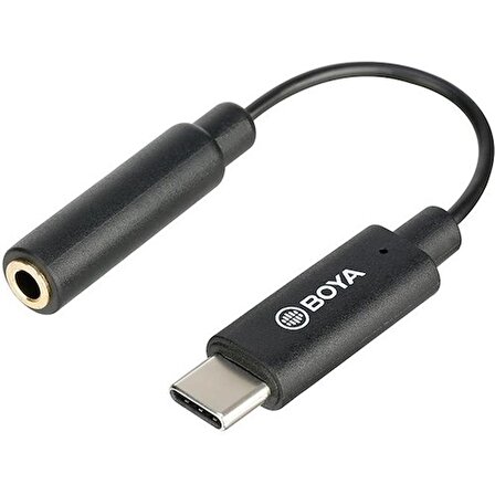 Boya By-K9 3.5mm Trrs / USB Type-C Mikrofon Adaptörü