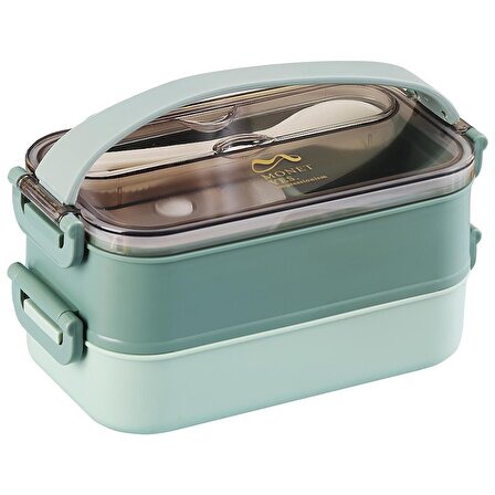 Vagonlife XC-465 1500ml Yeşil Çelik Lunch Box