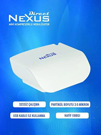 Direct Nexus Mini Kompresörlü Nebulizatör