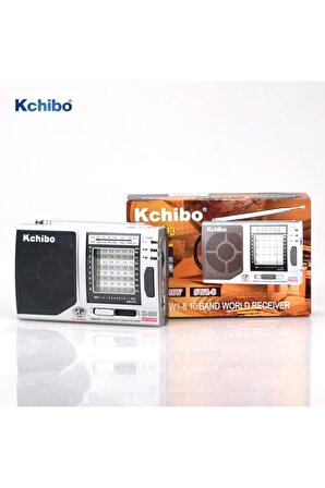 Kchibo Taşınabilir Pilli Cep Radyosu Deprem Çantası Radyosu Am Fm Mini Radyo KK-9803