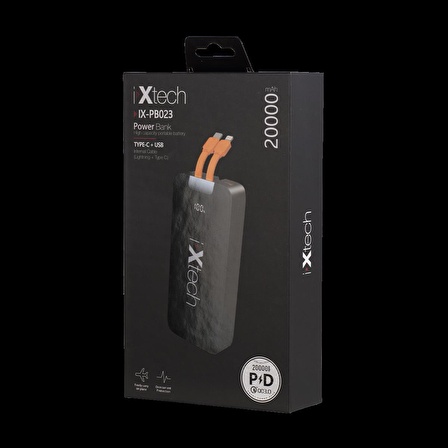 Ixtech IX-PB023 20000 mAh Hızlı Şarj Powerbank