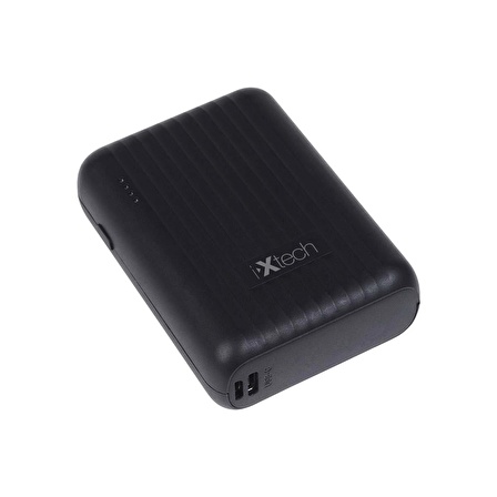 Ixtech Mini 10000 mAh Hızlı Şarj Powerbank Siyah 