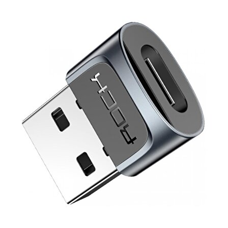 Rock Type-C to USB Adaptör OTG Dönüştürücü Siyah