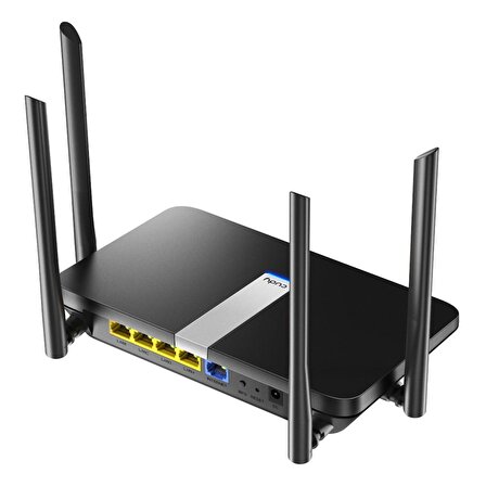 Cudy X6 5GHz 1200Mbps, 2.4GHz 574Mbps,5 Gigabit Port,4x5dBi, DDNS Wi-Fi 6 Mesh Router (AX1800Serisi)